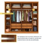 Guarda Roupa Casal 6 Portas 4 Gavetas 239cm Veneza