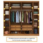 Guarda Roupa Casal 6 Portas 4 Gavetas 239cm Veneza