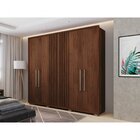 Guarda Roupa Casal 6 Portas 4 Gavetas 268cm Comodus Caemmun H