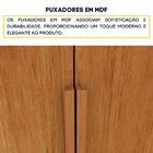 Guarda Roupa Casal 6 Portas 4 Gavetas 270cm Londres Espresso