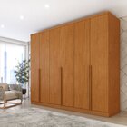 Guarda Roupa Casal 6 Portas 4 Gavetas 270cm Londres Espresso