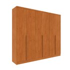Guarda Roupa Casal 6 Portas 4 Gavetas 270cm Londres Espresso