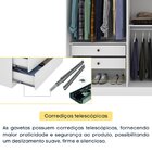 Guarda Roupa Casal 6 Portas 4 Gavetas 270cm Londres Espresso