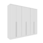 Guarda Roupa Casal 6 Portas 4 Gavetas 270cm Londres Espresso