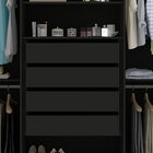 Guarda Roupa Casal 6 Portas 4 Gavetas Absolut New 100% Mdf Gr