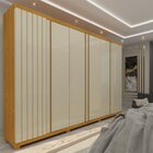 Guarda Roupa Casal 6 Portas 4 Gavetas Absolut New 100% Mdf Na