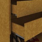 Guarda Roupa Casal 6 Portas 4 Gavetas Absolut New 100% Mdf Na