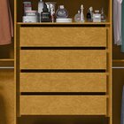 Guarda Roupa Casal 6 Portas 4 Gavetas Absolut New 100% Mdf Na