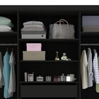 Guarda Roupa Casal 6 Portas 4 Gavetas Absolut New  Grafite/of