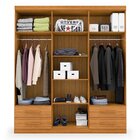 Guarda-roupa Casal 6 Portas 4 Gavetas Advantage Freijó