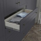 Guarda Roupa Casal 6 Portas 4 Gavetas Americano Henn