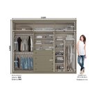 Guarda Roupa Casal 6 Portas 4 Gavetas Americano Henn