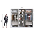 Guarda Roupa Casal 6 Portas 4 Gavetas Apolo Branco Ártico