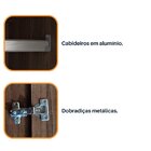 Guarda Roupa Casal 6 Portas 4 Gavetas Arizona Cacau