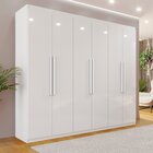 Guarda-roupa Casal 6 Portas 4 Gavetas Atlanta 100% Mdf Atlant