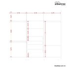 Guarda Roupa Casal 6 Portas 4 Gavetas Belém Albatroz Móveis A