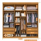 Guarda Roupa Casal 6 Portas 4 Gavetas Belém Cinamomo/off White