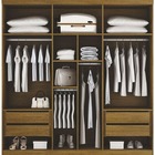 Guarda Roupa Casal 6 Portas 4 Gavetas - Belém-frejó/off White