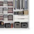 Guarda-roupa Casal 6 Portas 4 Gavetas Branco M555 - Kappesberg