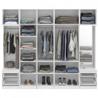 Guarda-roupa Casal 6 Portas 4 Gavetas Branco Tx - Móveis Bent