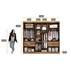 Guarda Roupa Casal 6 Portas 4 Gavetas Cali Novo Horizonte Cum