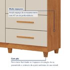 Guarda Roupa Casal 6 Portas 4 Gavetas Califórnia