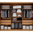 Guarda Roupa Casal 6 Portas 4 Gavetas - Canadá-cinamomo/off W