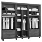 Guarda-roupa Casal 6 Portas 4 Gavetas Canadá Cinamomo/off Whi