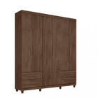 Guarda Roupa Casal 6 Portas 4 Gavetas Canadá Plus Conquista M