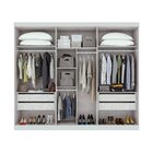 Guarda-roupa Casal 6 Portas 4 Gavetas Castellaro Lopas Branco
