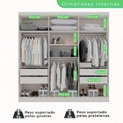 Guarda-roupa Casal 6 Portas 4 Gavetas Coliseu Branco