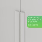 Guarda-roupa Casal 6 Portas 4 Gavetas Com Espelho 100% Mdf At