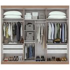 Guarda Roupa Casal 6 Portas 4 Gavetas Com Espelho Castellaro