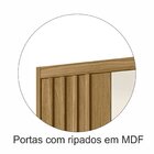 Guarda Roupa Casal 6 Portas 4 Gavetas Com Espelho E Pés Aragu