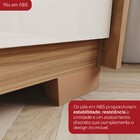 Guarda-roupa Casal 6 Portas 4 Gavetas Com Espelho Flex  Natur