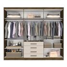 Guarda Roupa Casal 6 Portas 4 Gavetas Com Espelho Lisboa Sall