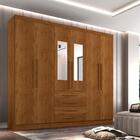 Guarda Roupa Casal 6 Portas 4 Gavetas Com Espelho Lisboa Sall