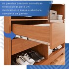 Guarda-roupa Casal 6 Portas 4 Gavetas Com Espelho New Malibu