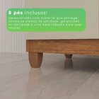 Guarda-roupa Casal 6 Portas 4 Gavetas Com Pés Atlanta 100% Md