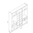 Guarda Roupa Casal 6 Portas 4 Gavetas Com Pés E Espelho Imper