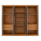 Guarda Roupa Casal 6 Portas 4 Gavetas Com Pés News 6000-50 Ar