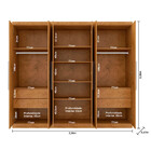 Guarda Roupa Casal 6 Portas 4 Gavetas Com Pés News 6000-50 Ar