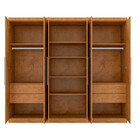 Guarda Roupa Casal 6 Portas 4 Gavetas Com Pés News 6000-50 Ar