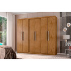 Guarda Roupa Casal 6 Portas 4 Gavetas Com Pés News 6000-50 Ar