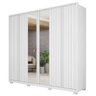 Guarda Roupa Casal 6 Portas 4 Gavetas Com Pés Suburban Espres