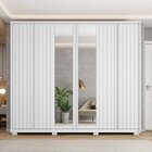 Guarda Roupa Casal 6 Portas 4 Gavetas Com Pés Suburban Espres