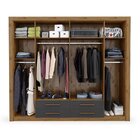 Guarda Roupa Casal 6 Portas 4 Gavetas Elegance Batrol Móveis