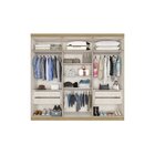 Guarda Roupa Casal 6 Portas 4 Gavetas Evidence Plus Freijó/pr