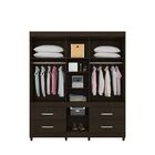 Guarda Roupa Casal 6 Portas 4 Gavetas Guarujá  Demóbile