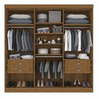 Guarda Roupa Casal 6 Portas 4 Gavetas Ipanema Cinamomo/grafite